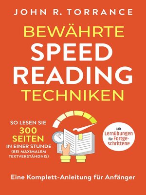 cover image of Bewährte Speed Reading Techniken